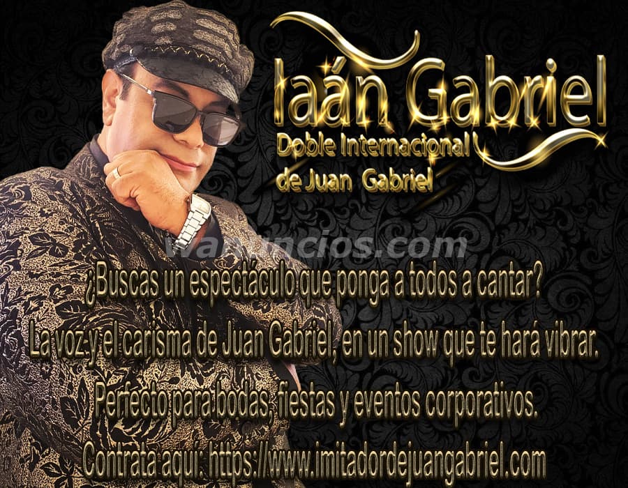 El imitador de juan gabriel increíble en vivo aquí (Todo México)
