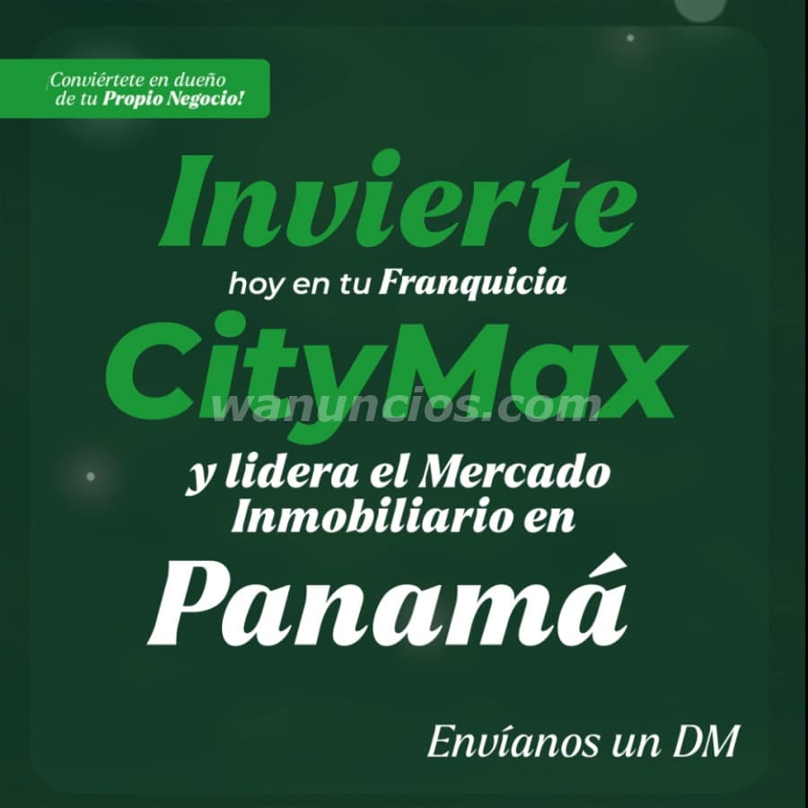 Invierte en una franquicia inmobiliaria y acelera tu crecimiento (Ciudad de Panamá)