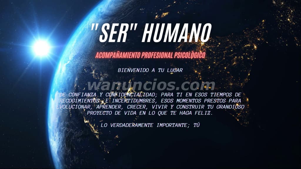 PSICOLOGA VIRTUAL HISPANOHABLANTE - PRESENCIAL GIRARDOT ALREDEDORES (COLOMBIA)