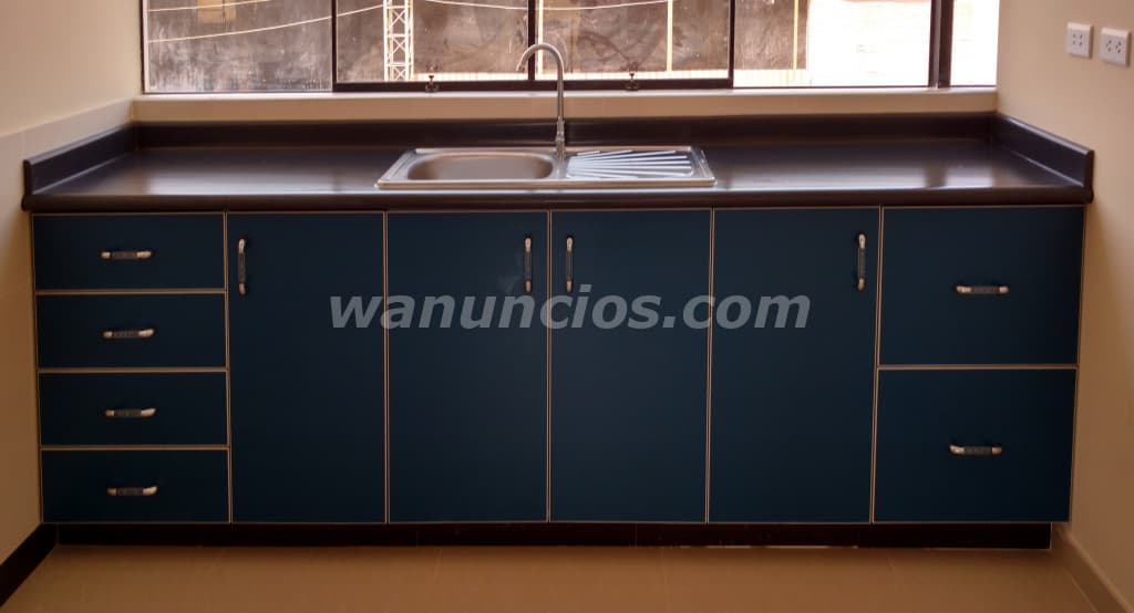 COCINAS MODERNAS DE MELAMINA Y TABLERO DE GRANITO (CARABAYLLO) 2
