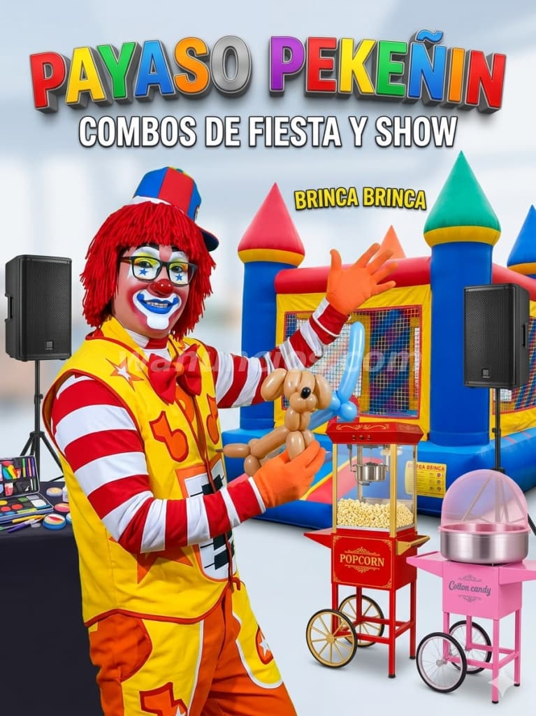 Animacion para eventos managua con payaso pekeñin (Managua)