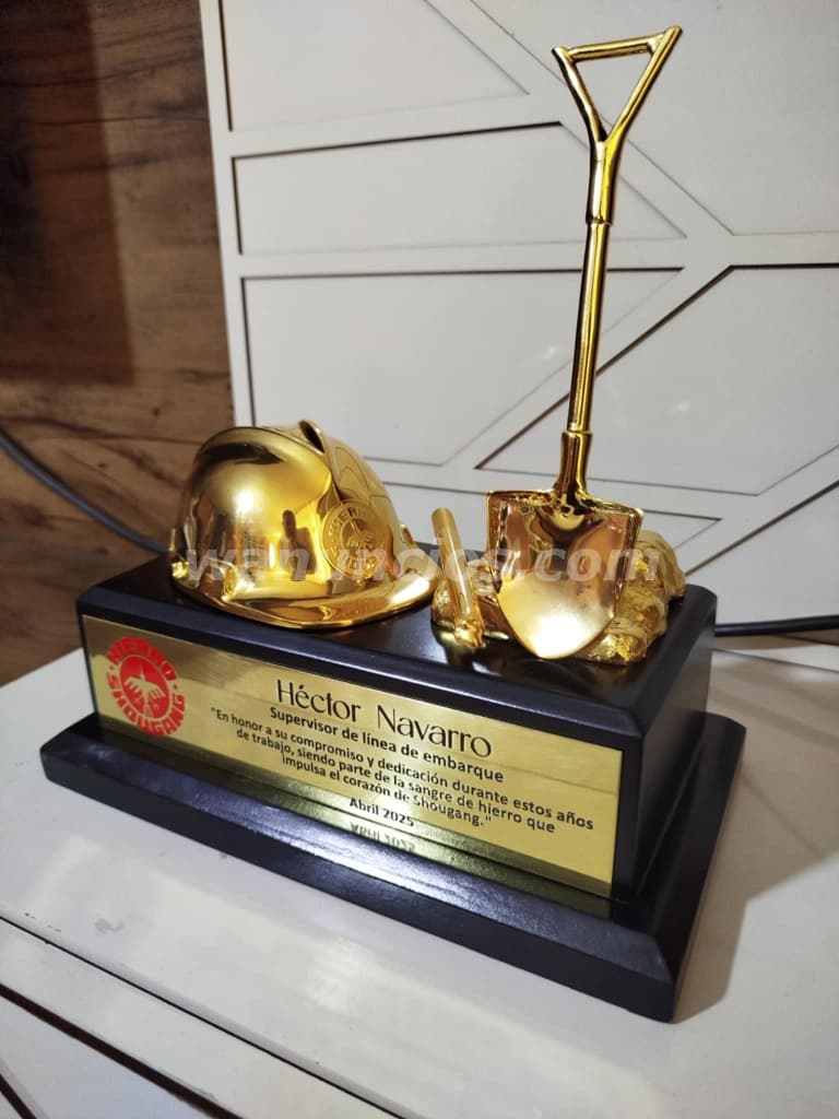 TROFEOS Y PREMIOS CORPORATIVOS PARA MINERAS 3