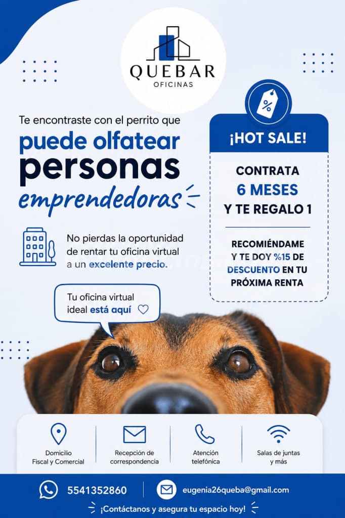 Oficina Virtual en CDMX | Domicilio Fiscal y Comercial | 1 Mes GRATIS (CDMX)