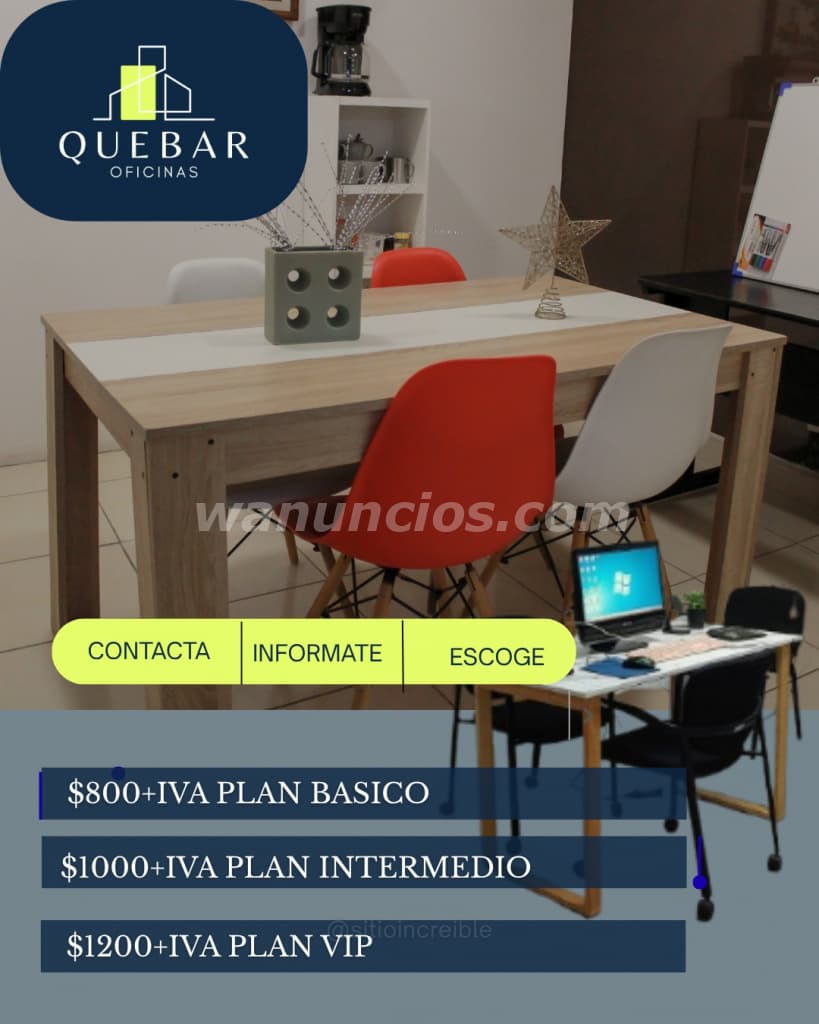Planes de Oficina Virtual para cada emprendedor (centro)