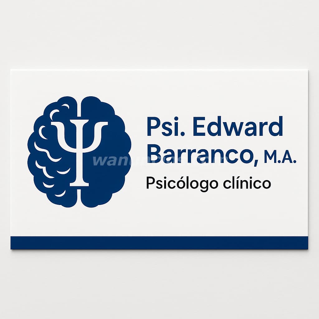 Navarrete psicólogo clínico Edward Barranco (Villa Bisono Navarrete)