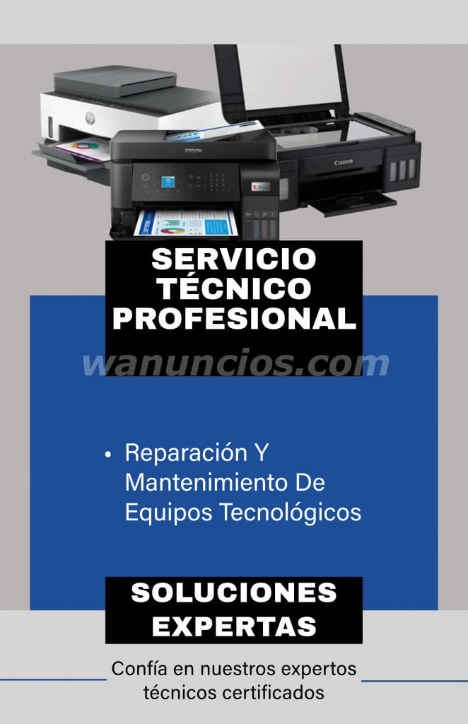 Servicio Técnico Profesional de Impresoras (Chacao)