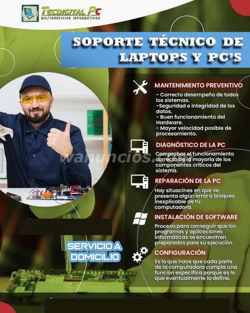 tecnico de computadoras y Laptop e impresoras (Magdalena, Jesus maria) 4