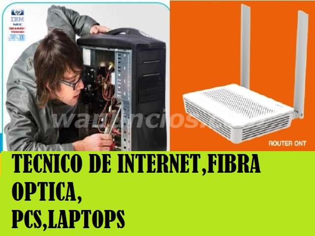 TECNICO DE INTERNET REDES WIFI PCS PROGRAMAS FULL CABLEADOS (lima metropolitana)