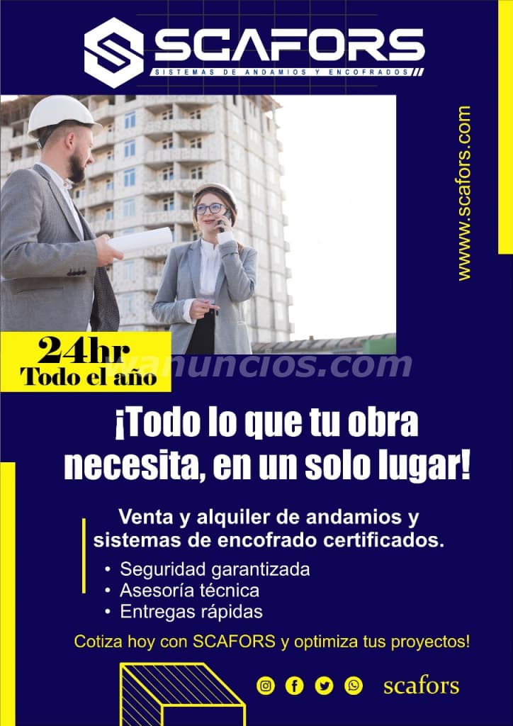 ALQUILER Y VENTA DE ANDAMIOS MULTIRECCIONALES (ATE, HUAYCAN)
