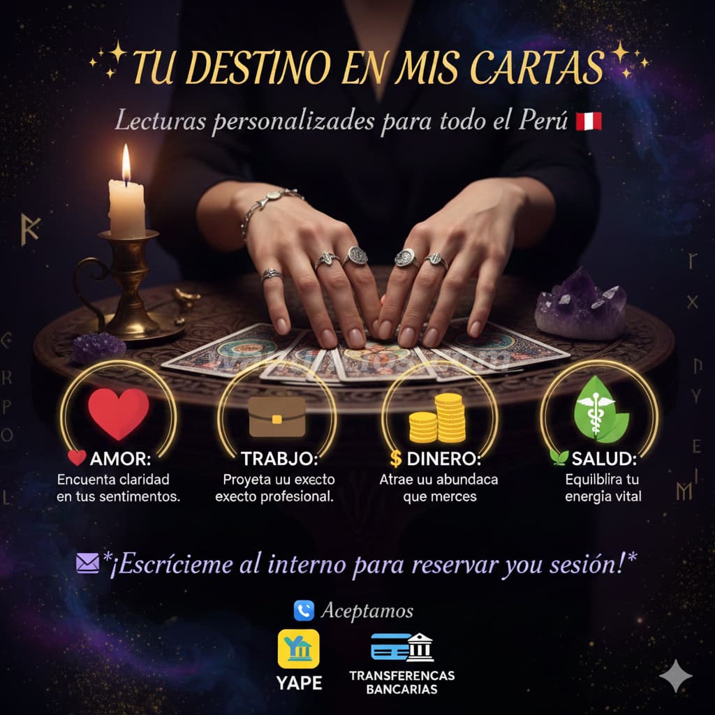 Lecturas de Tarot + lectura de Rosto a bajo costo (Lima)