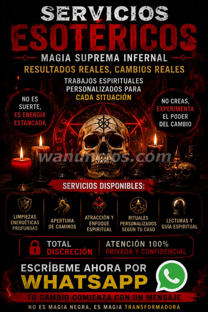 BRUJERIA PARA TODAS SUS NECESIDADES, NADA ES IMPOSIBLE (COSTA RICA)