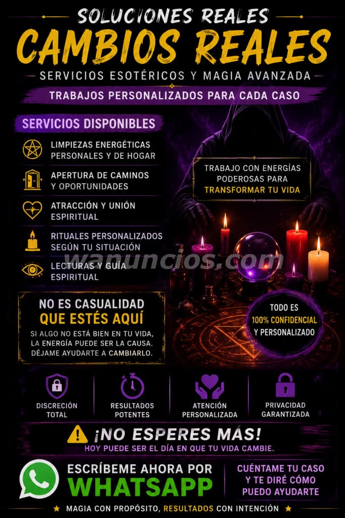 BRUJERIA PARA TODAS SUS NECESIDADES, NADA ES IMPOSIBLE (COSTA RICA) 2