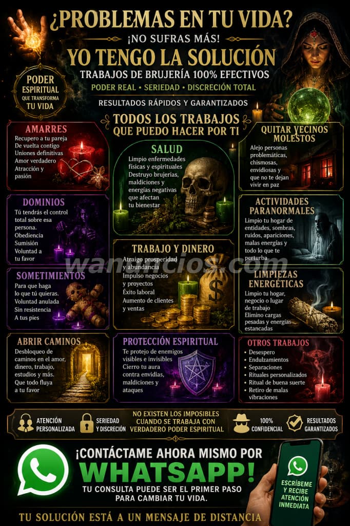 NO SUFRAS PARA LA MAGIA NEGRA NO TIENE LIMITES, NI MUCHO MENOS IMPOSIBLES (COSTA RICA)