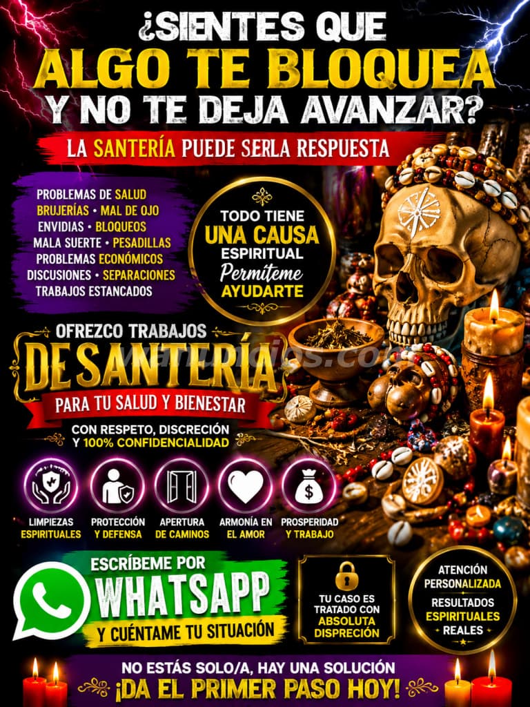 LA SANTERIA TE PUEDE AYUDAR EN TUS PROBLEMAS, CONTACTAME.. (TODO COSTA RICA)