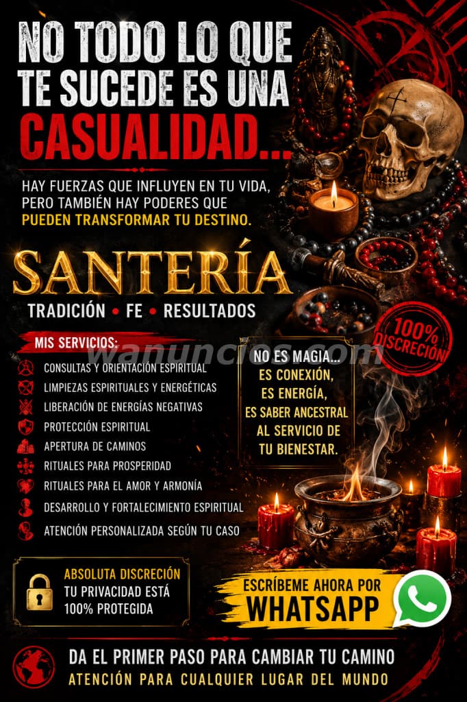 SANTERIA PARA SU SALUD, DEJA DE SUFRIR Y DEJA DE SENTIR TÚ CANSANCIO (TODO COSTA RICA)