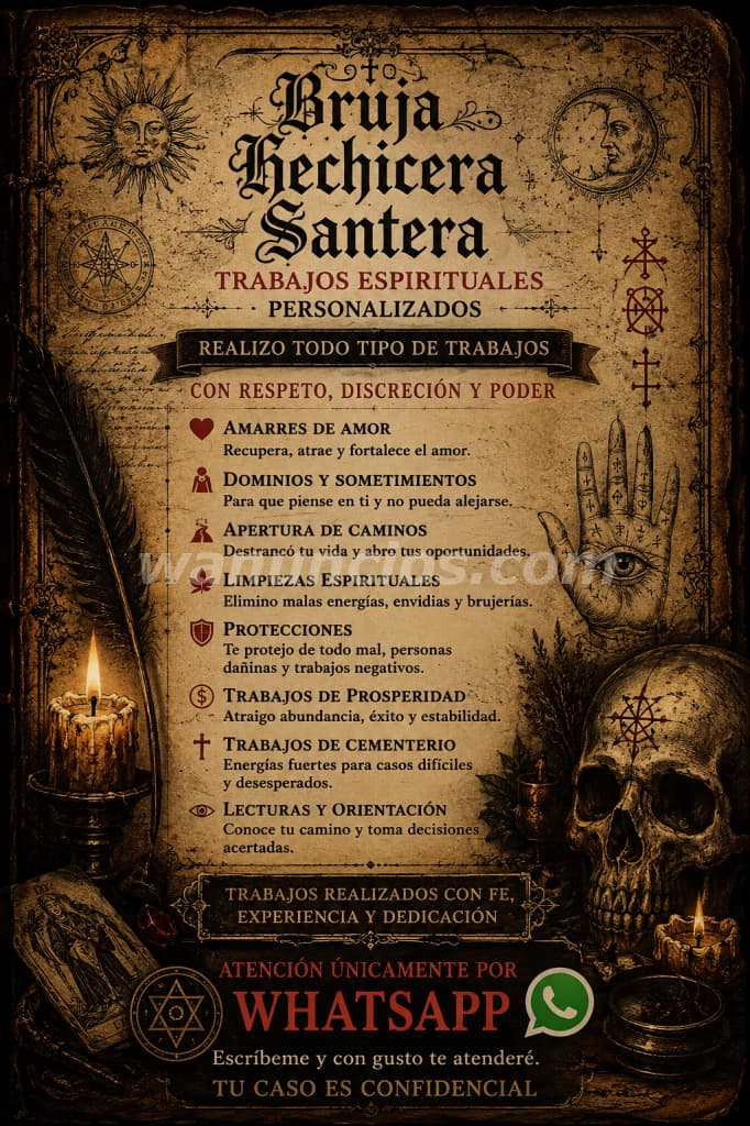 BRUJA, HECHICERA Y SANTERA, TODO PARA LA NECESIDAD QUE USTED NECESITA (TODO COSTA RICA) 4