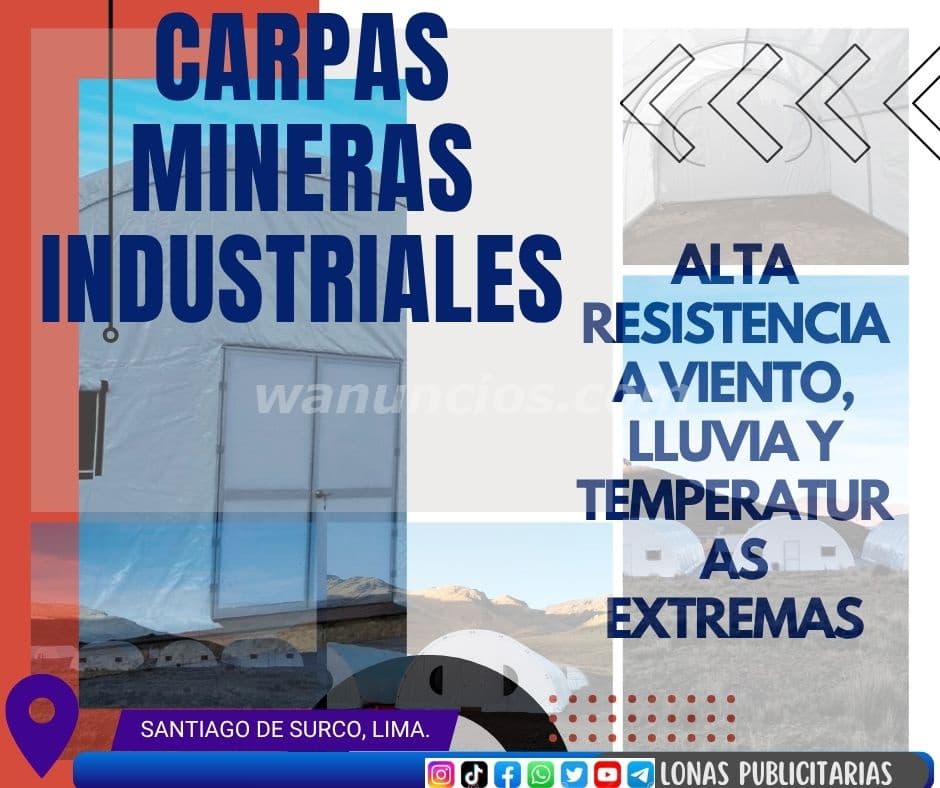 Carpas igloo Modelo Campaña Médica e Industrial, Lima (san juan de miraflores) 3