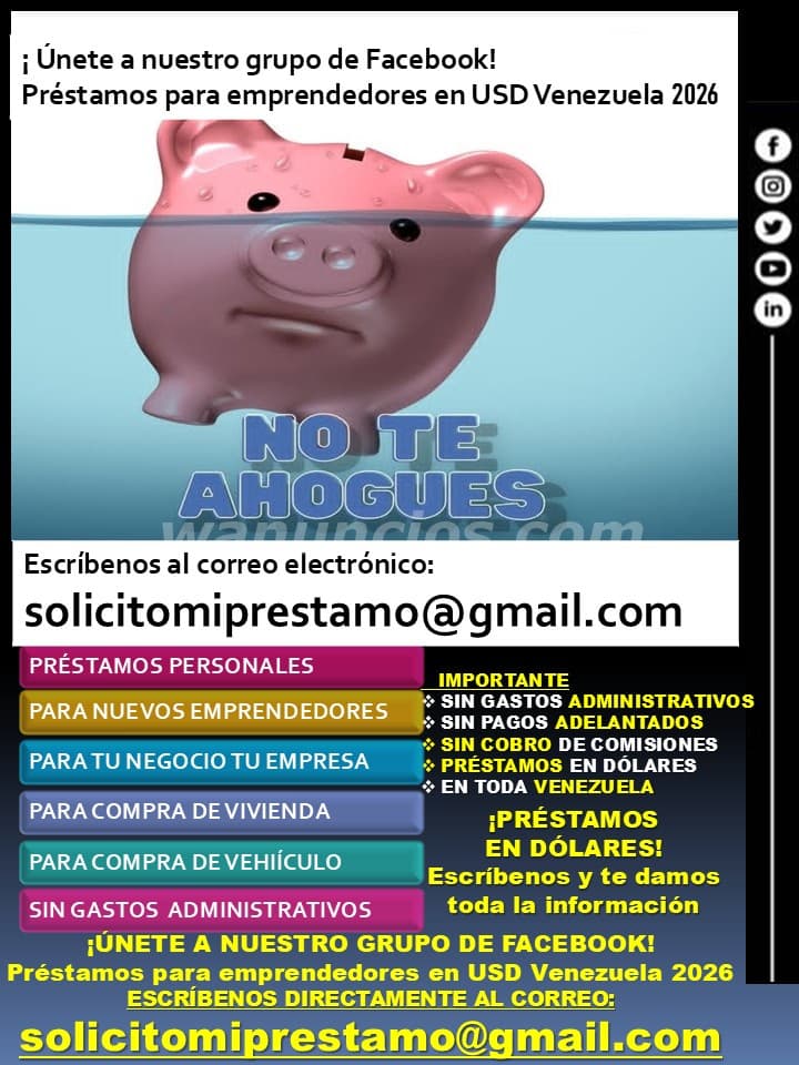 Préstamos personales en Venezuela Sin pagos adelantados
