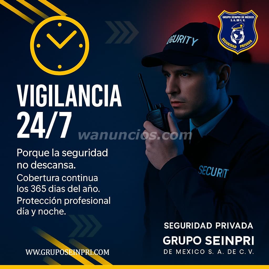 Empresa de seguridad, con años de experiencia. (Ciudad de México)