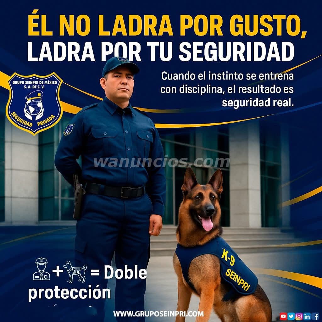 Él no ladra por gusto... ladra por tu seguridad. (CDMX, EDO MEXICO, INT REP)