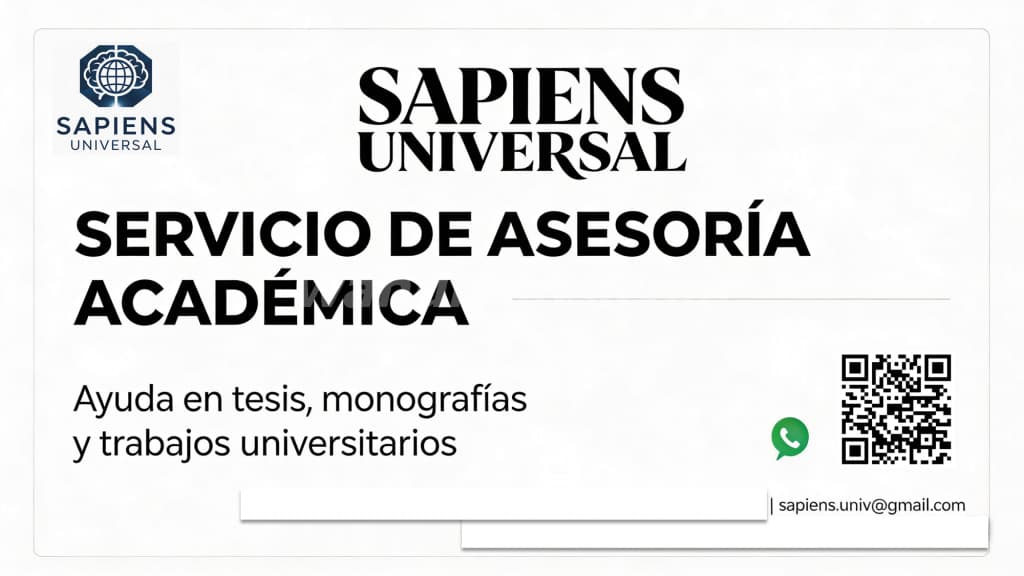 SAPIENS UNIVERSAL | Asesoría Académica y Tesis Sin Límites (Peru)
