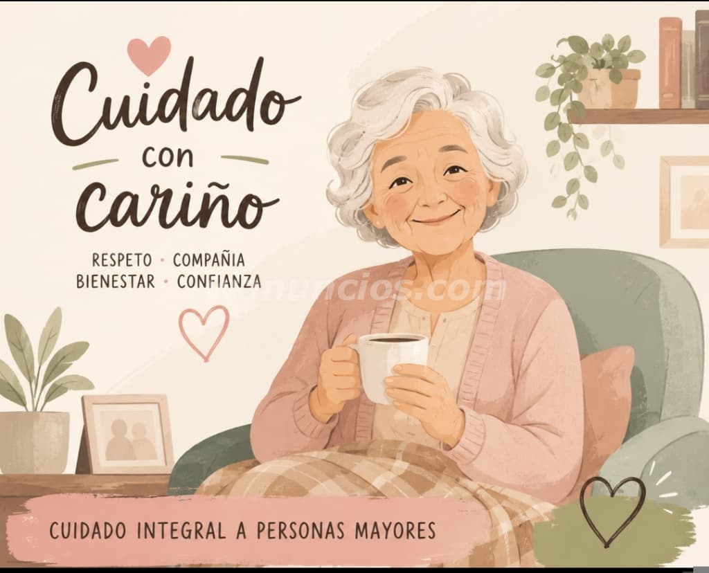Se precisa Cuidadora interna para persona de 90 años (Santa Cruz de Tenerife)