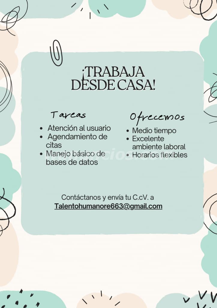 Oportunidad ideal para quienes desean iniciar su vida laboral! 2