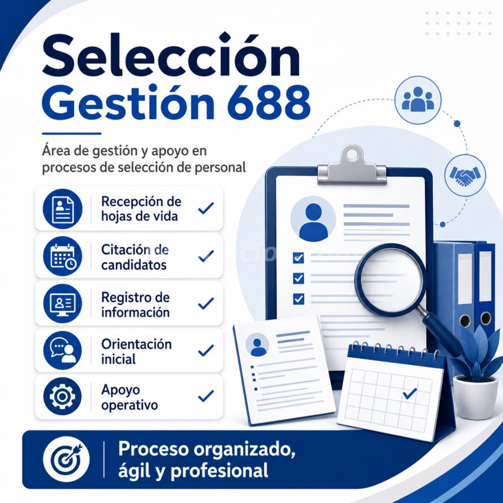 Oportunidad de medio tiempo en apoyo operativo (Cali)
