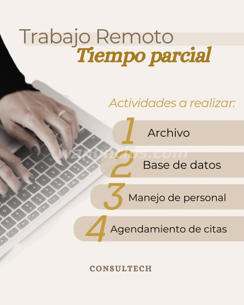 GRAN VACANTE MEDIO TIEMPO CON O SIN EXPERIENCIA (Bogotá)