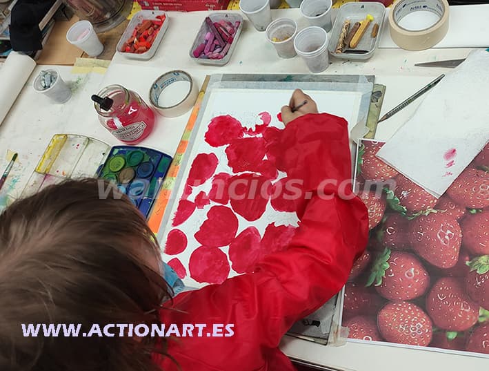 Cursos de Pintura para niños Action Art Europe (Barcelona) 3