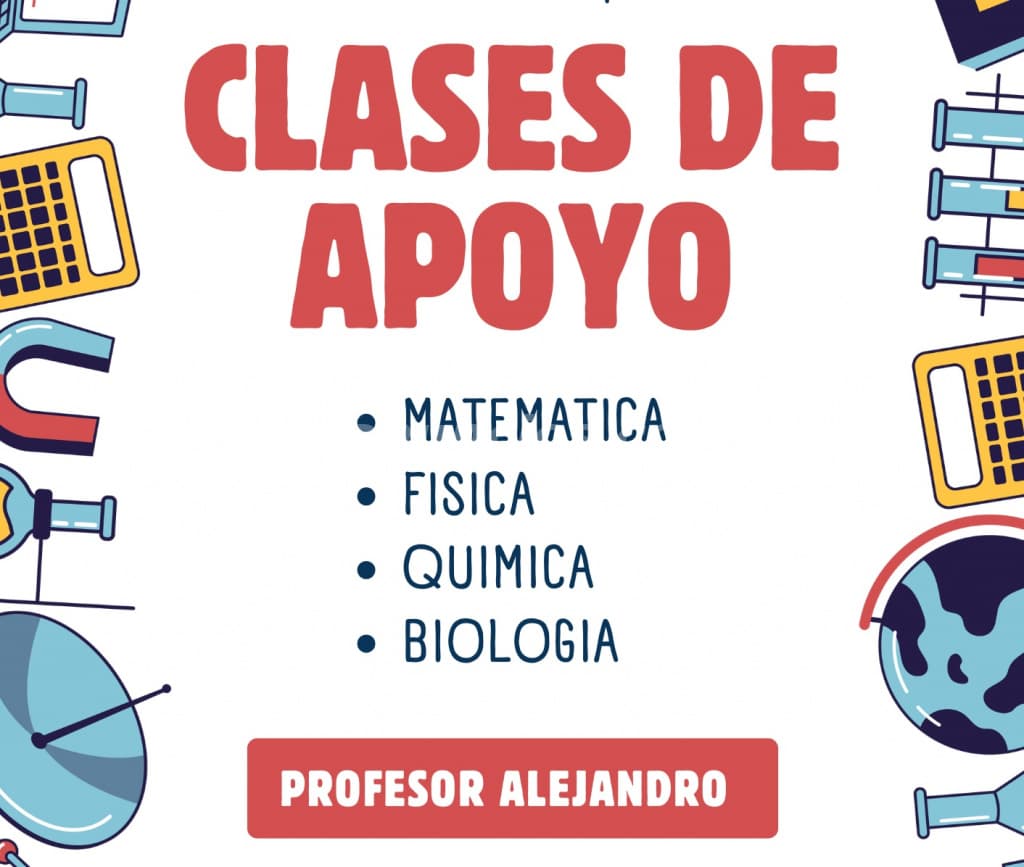 Clases particulares de Matematica, Fisica, Quimica y Biologia (Barcelona)