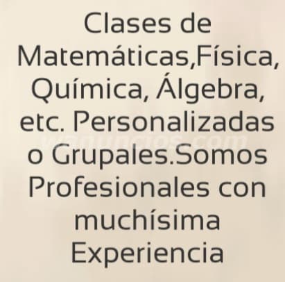 Clases Personalizadas impartidas por Profesionales (Ciudad Merliot)