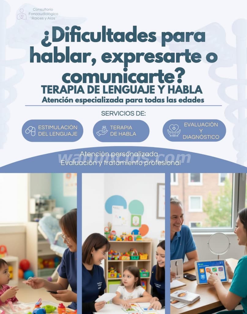 Terapia de lenguaje - Evaluación y tratamiento en consultorio o modalidad online