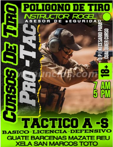 cursos de tiro defensivo en guatemala villa nueva (barcenas villa nueva)