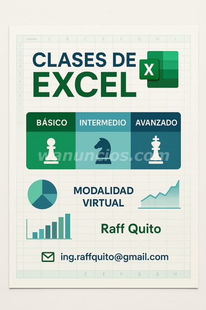 Clases de Excel para todo publico modalidad virtual se un experto en 10 clases (Tunja)