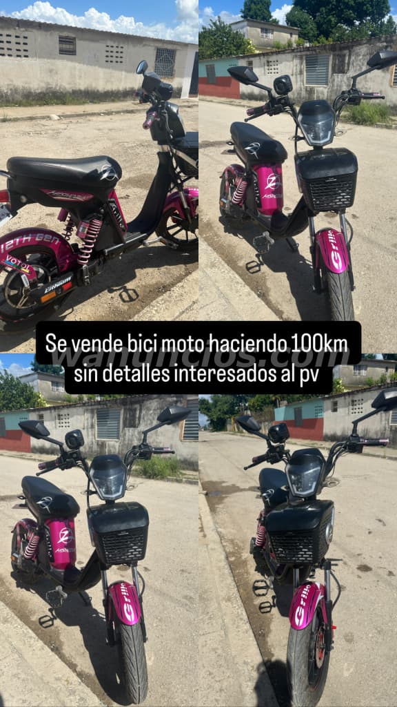 900 US$ - Se vende bici moto con solo 2 meses de uso interesados al pv (La lisa)