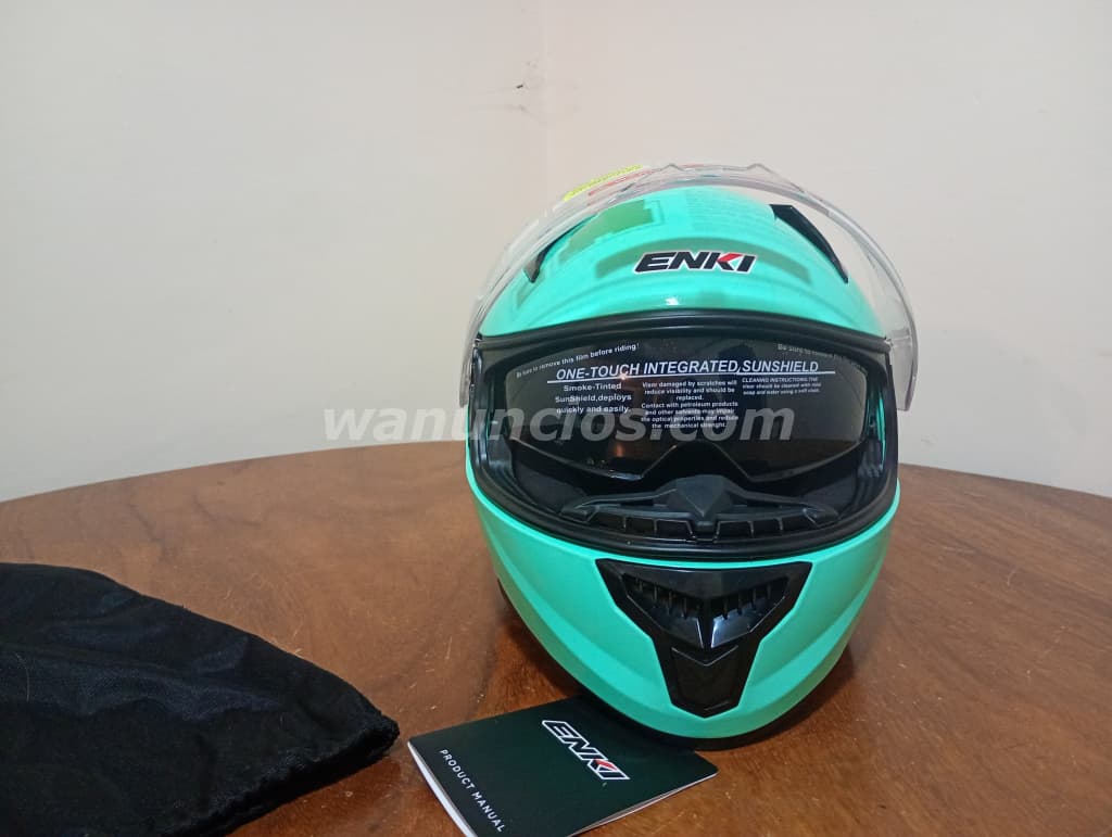 20.000 Colones - Casco de Moto talla L color verde claro NUEVO (Tibas-Moravia-San José) 3