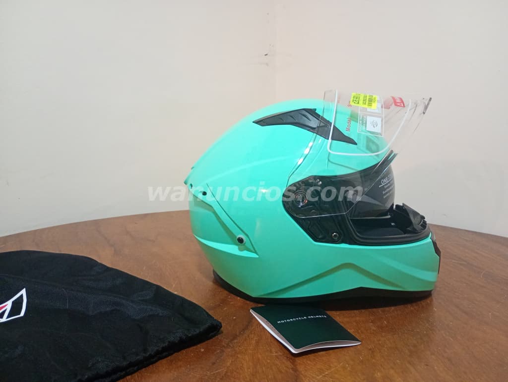 20.000 Colones - Casco de Moto talla L color verde claro NUEVO (Tibas-Moravia-San José) 4