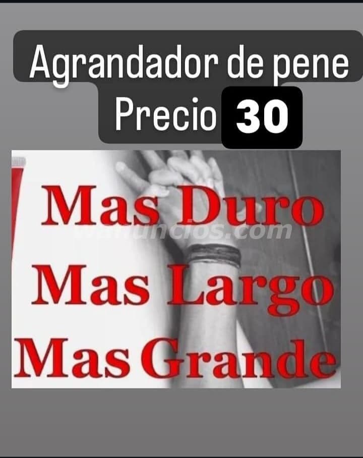 30 US$ - Agrandador para caballeros (buenos resultados ) pregunta por el catálogo. (Panamá)