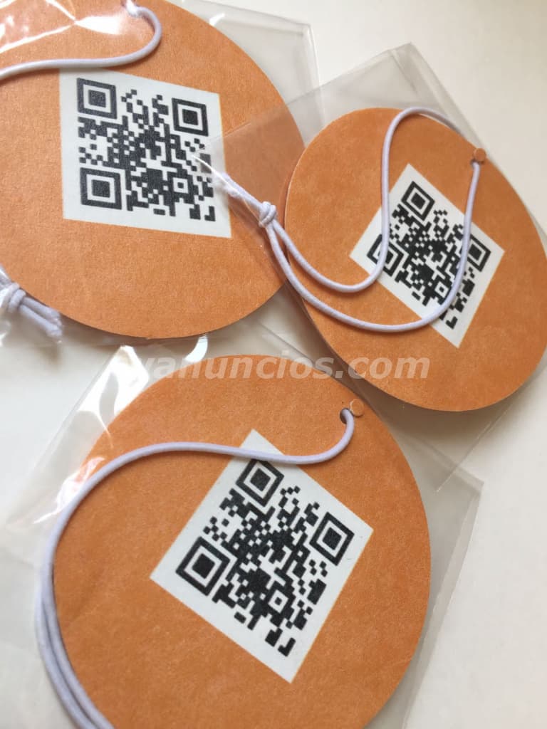 1 Pesos - AROMATIZANTES PARA AUTO PERSONALIZADOS A COLOR (MEXICO) 2