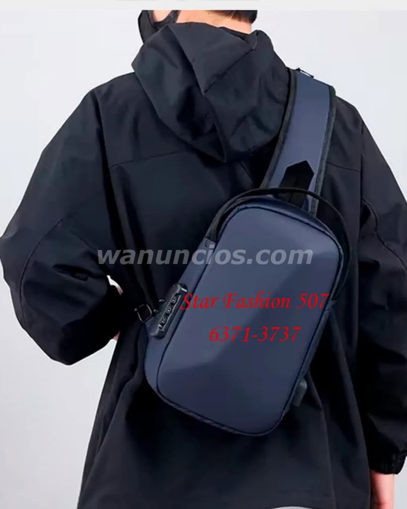 17 US$ - BOLSO ANTI-HURTO CON PUERTO USB,UNISEX (CHICOS Y CHICAS) 2
