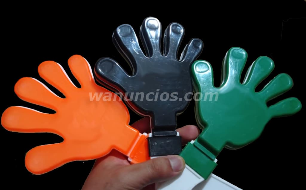 1 Pesos - Manitas Aplaudidoras Personalizadas con tu logotipo (Mexico)