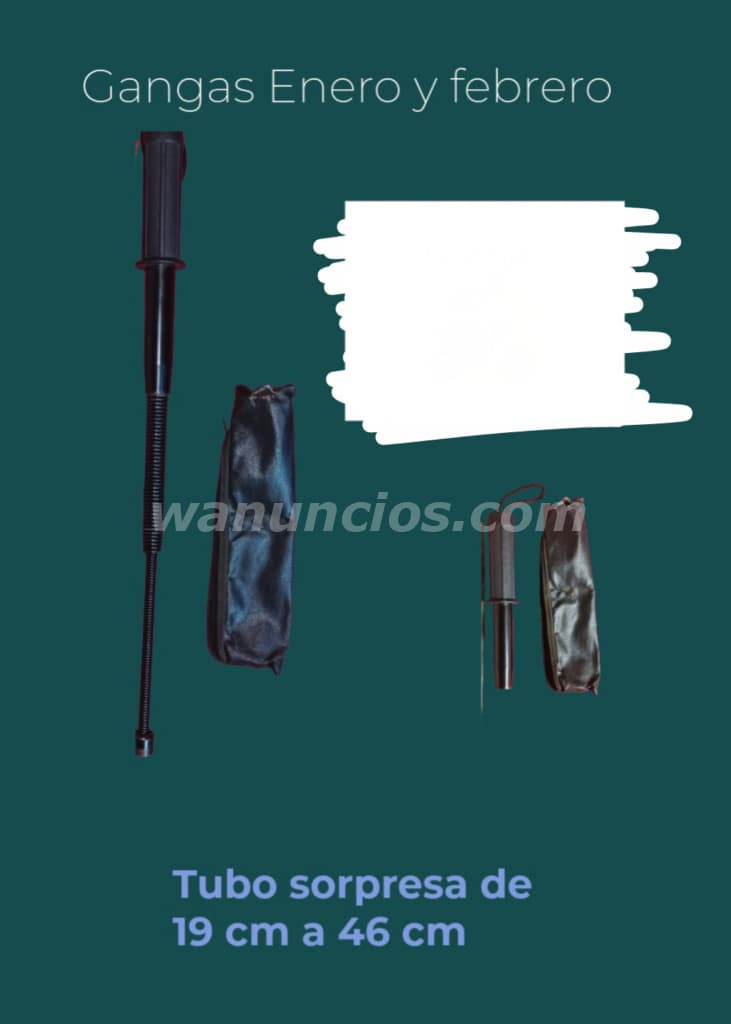 350 Córdobas - Baston retractil metálico para defensa personal (Managua)