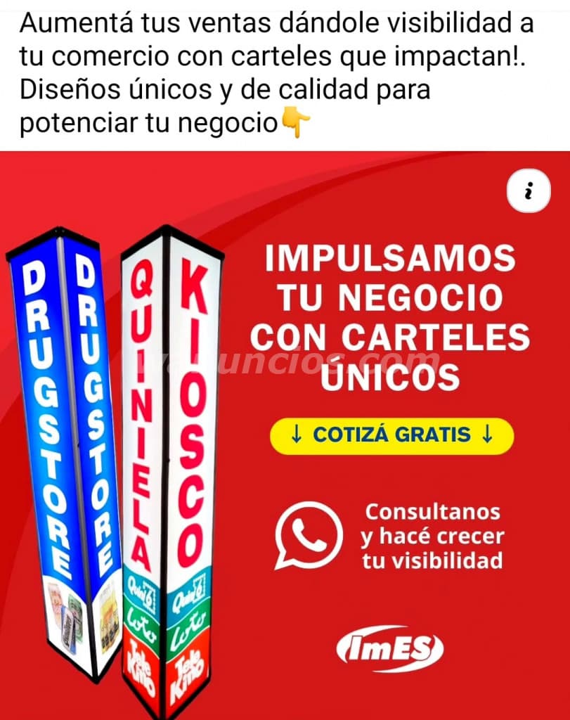 10 Pesos - Carteles luminosos Triangulares con iluminación led (miramar)
