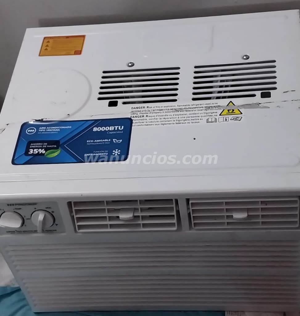120 US$ - Aire Acondicionado de ventana de 8 mil BTIU $ 120 de 110 V (Calidonia) 2