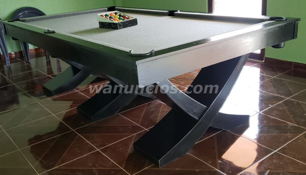 45.900 Pesos - MESA DE BILLAR,DISEÑO MALISTA, CON ACCESORIOS INCLUIDOS. 3