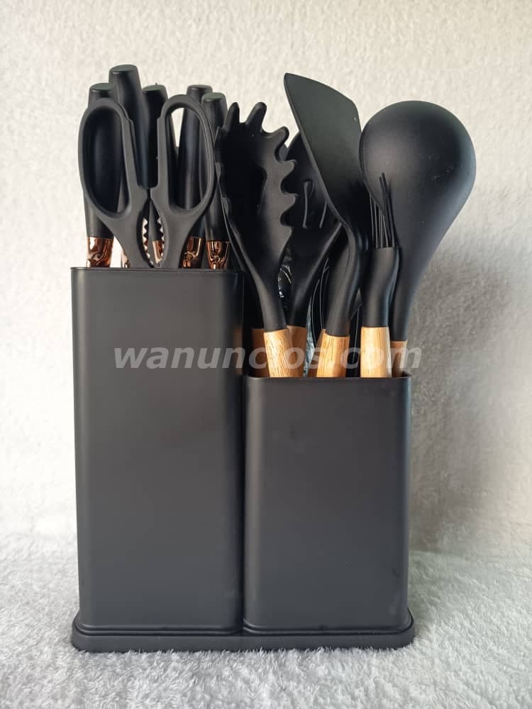 30 US$ - Set de silicona para cocina con diseño moderno y materiales resistentes. (Nuevo Vedado) 2