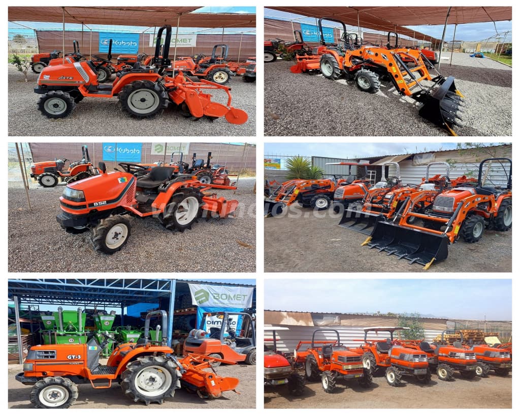Venta de tractores agrícolas marca Kubota de 2 mano.