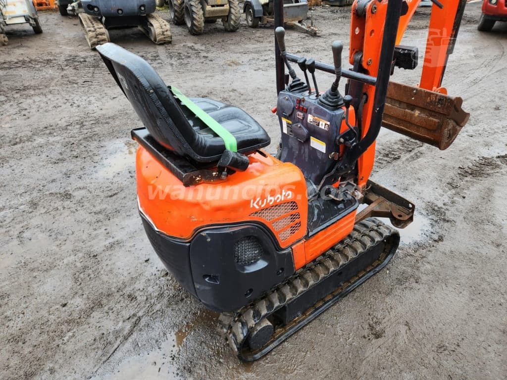2.800 € - Micro excavadora Kubota K008-3. 2008. Orugas extensibles. Cuerdas plegables,