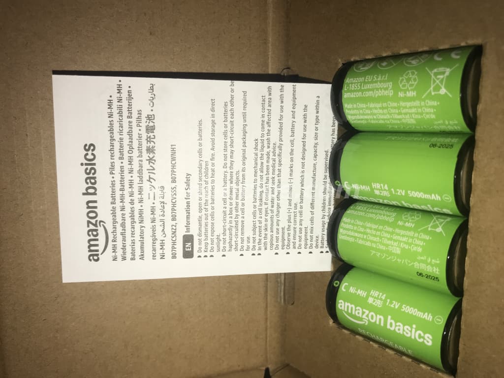 25 US$ - PILAS RECARGABLES TIPO C MARCA AMAZON NUEVAS (PANAMÁ OESTE)